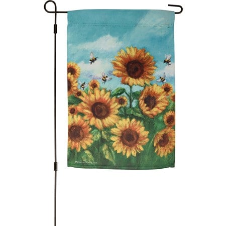 Sunflowers Garden Flag - Polyester