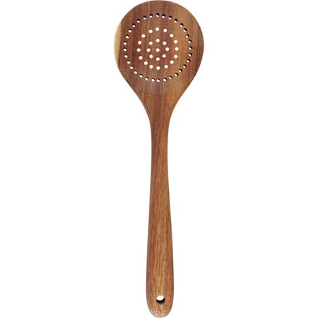 Simple Farm Small Strainer Spoon - Wood
