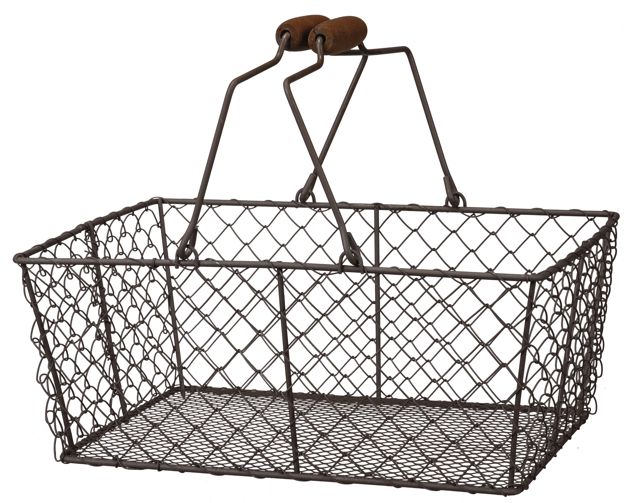 Primitive Wire Basket Set - Farmhouse Wares