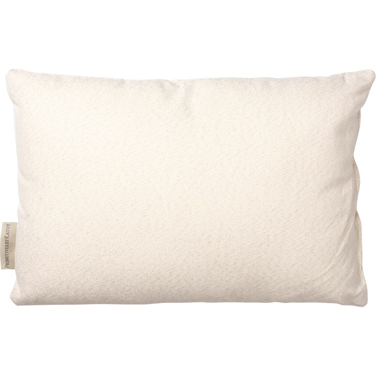 Thankful Pillow Cover - Linen and Ivory