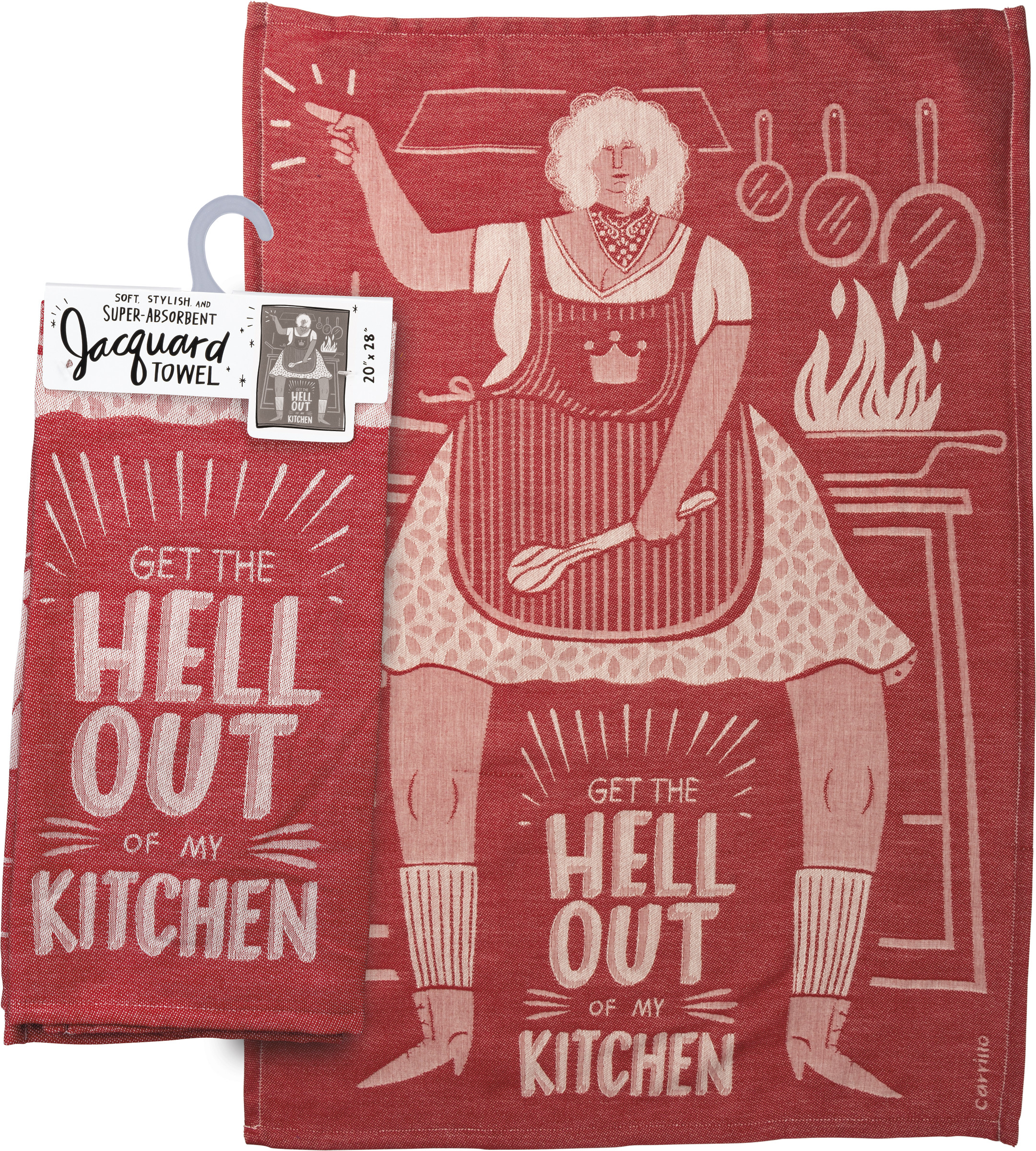 I COOK BEAR NAKED KITCHEN TOWEL - Schoolhouse Earth