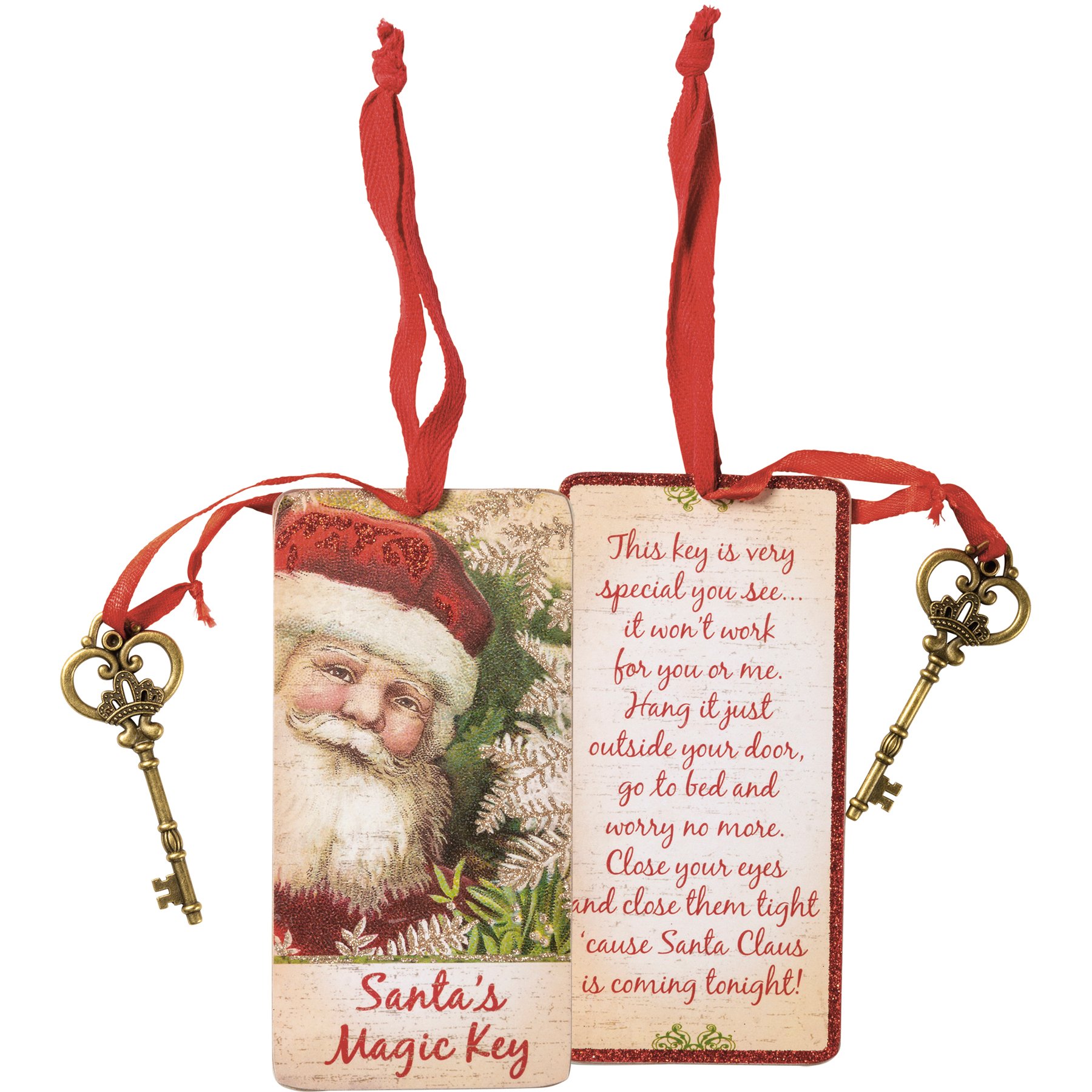 Santa's Magic Key Christmas Ornament | Primitives By Kathy