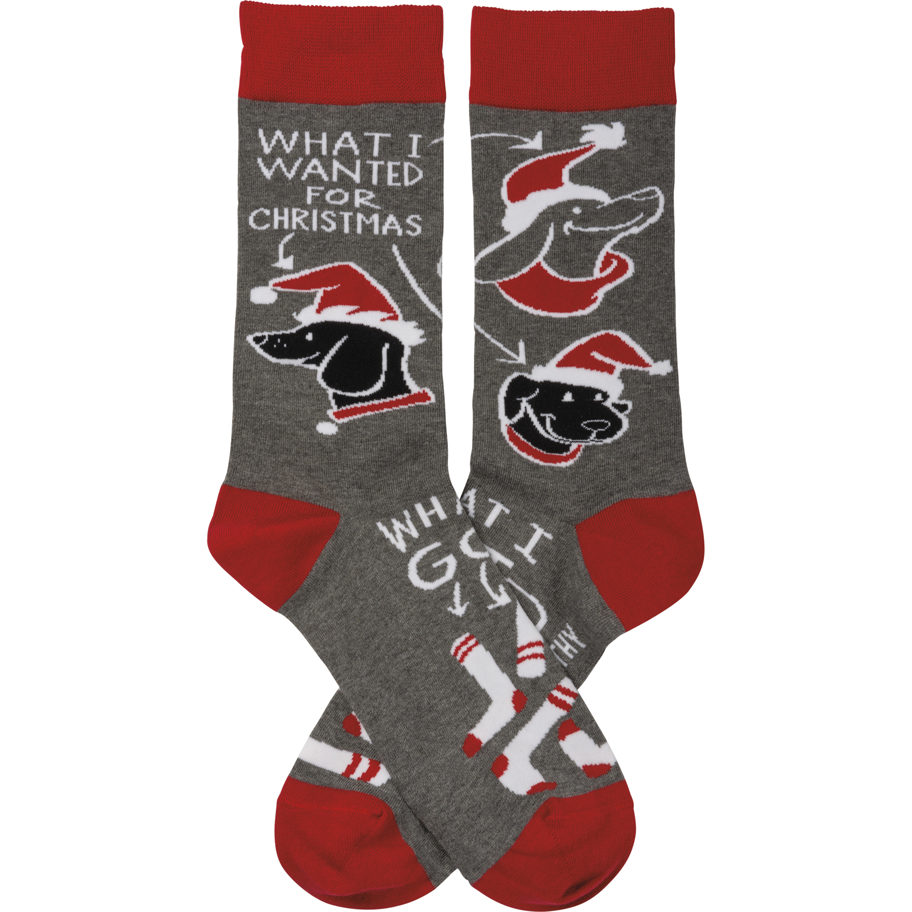 Socks - What I Wanted For Christmas Dog - LOL Made You Smile Collection  Primitives By Kathy