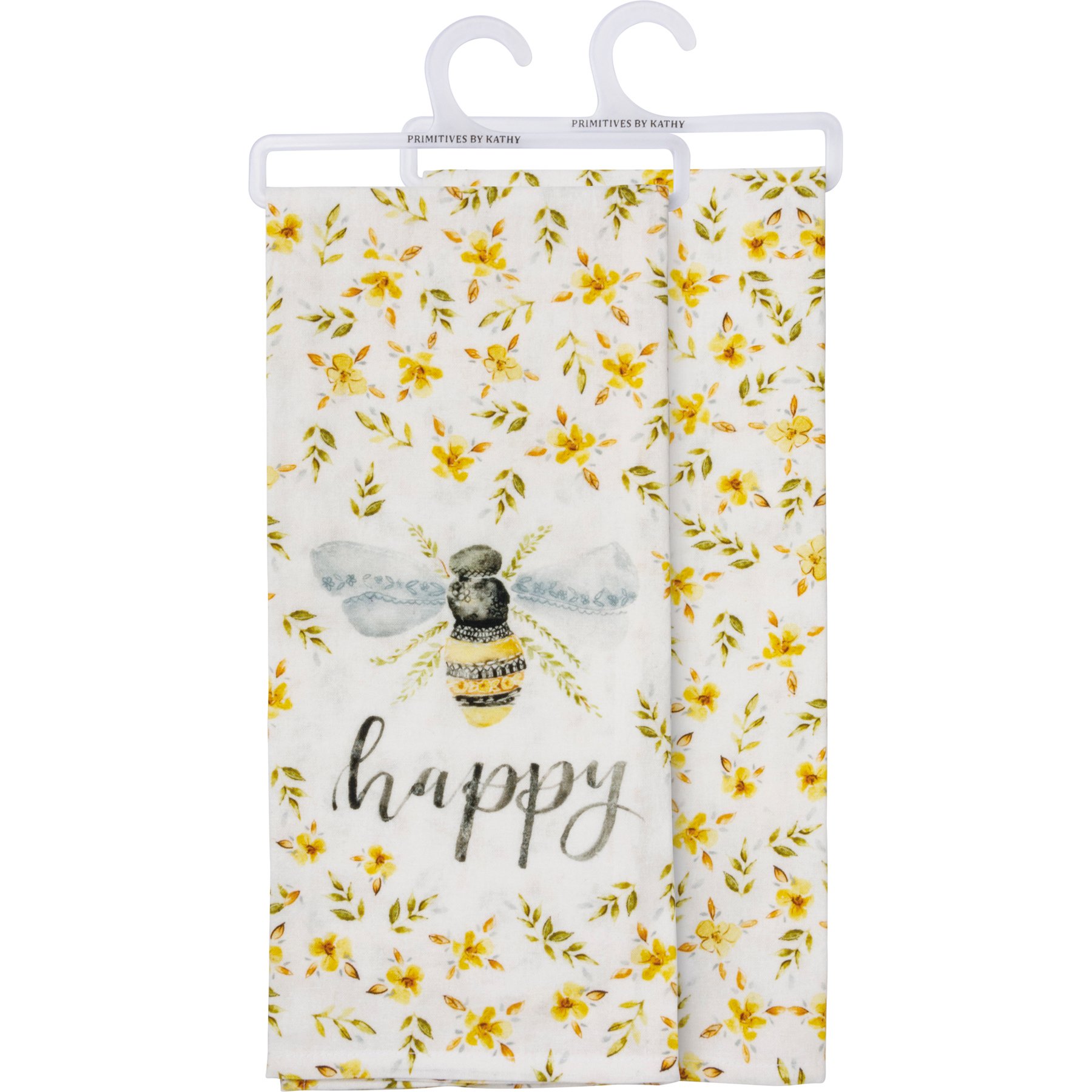 Bee Happy Dish Towel – Farmhouse-Primitives
