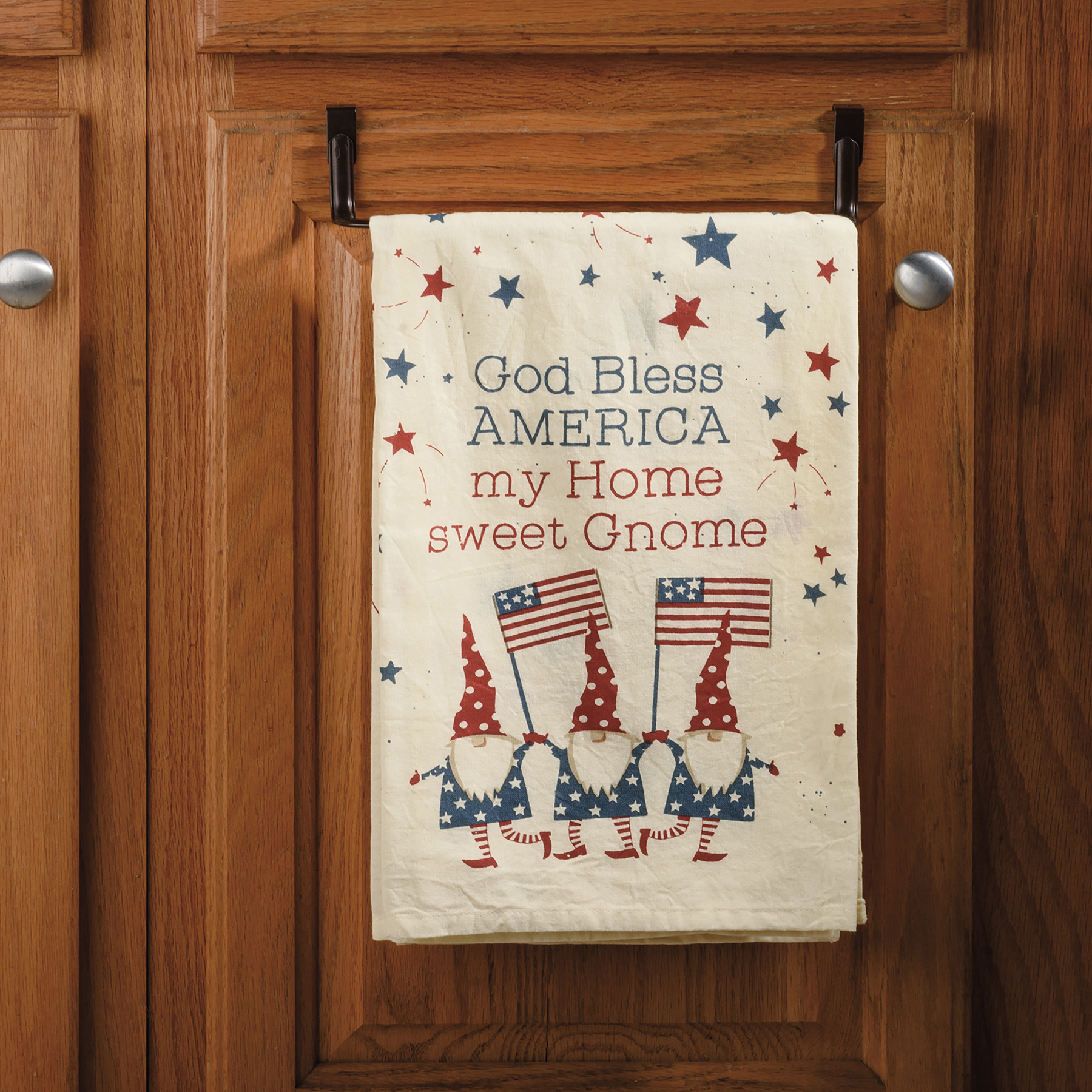 Patriotic 2021 Home Sweet Home and Land of the Free Kitchen Towel