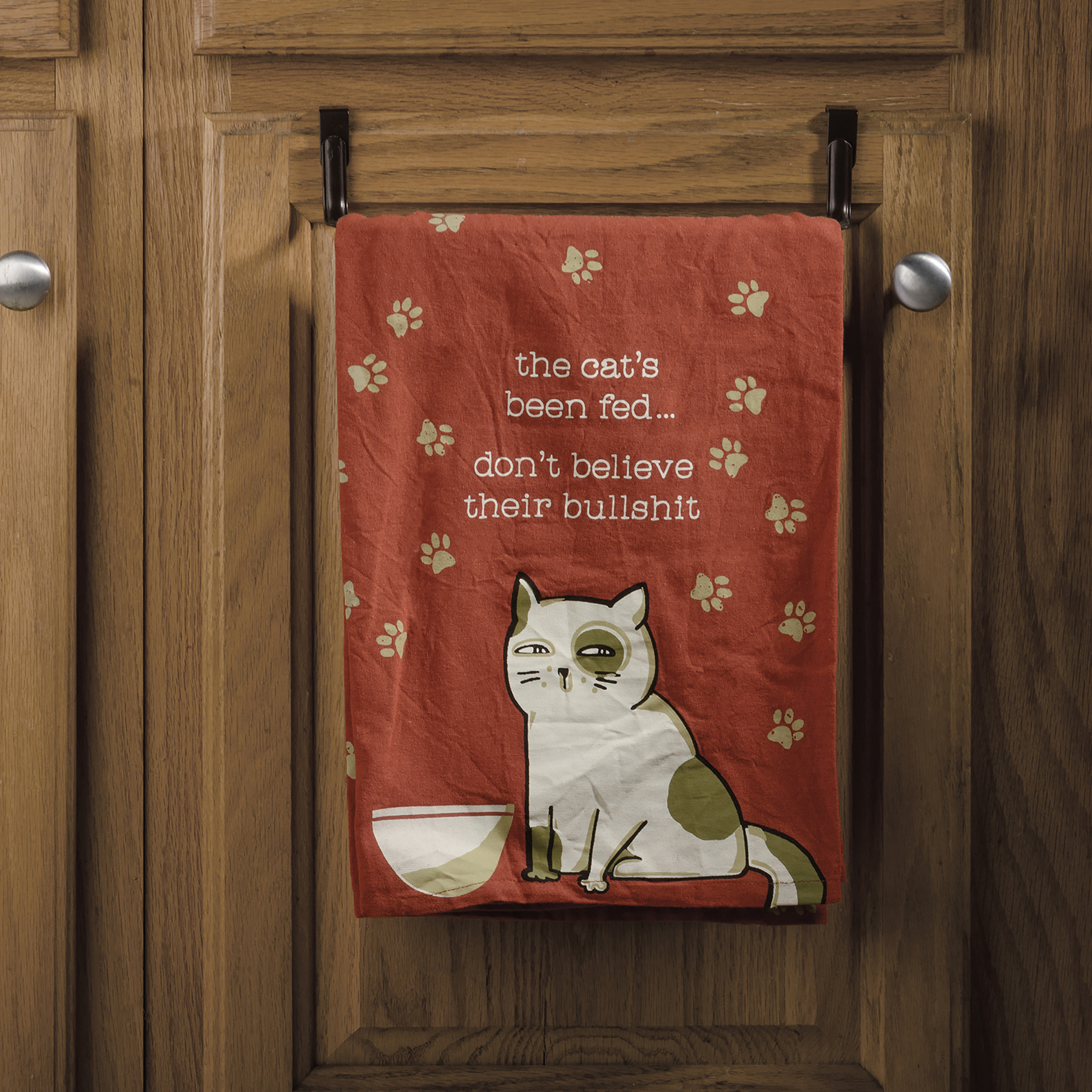 Everyone Belongs in the Kitchen Tea Towel – Cat People Press