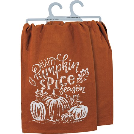 CGT Pumpkin Spice & Everything Nice Hand Towels Dish Towels