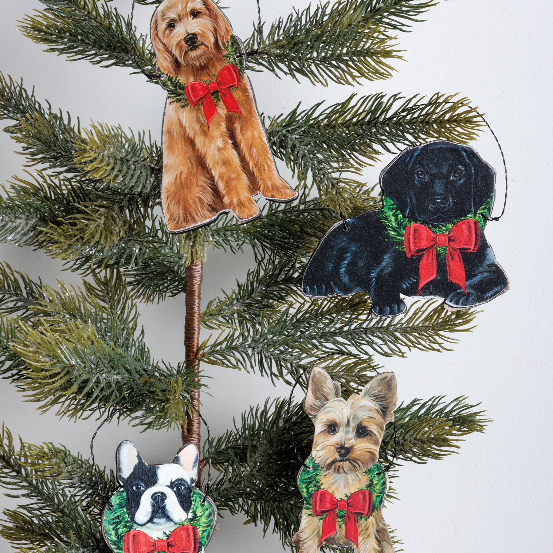 Want It All - Dog Breed Christmas Ornaments - Pet Collection  Primitives By Kathy