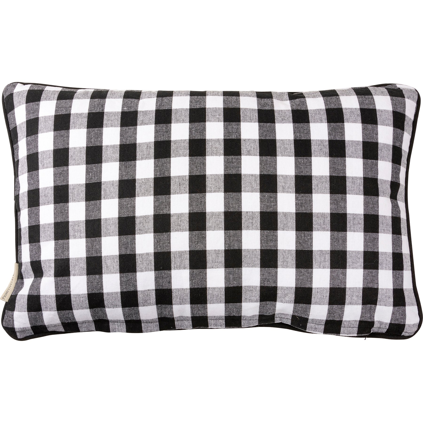 Black Check Prim Blessings Pillow 12  Primitive pillows, Throw pillows,  Pillows