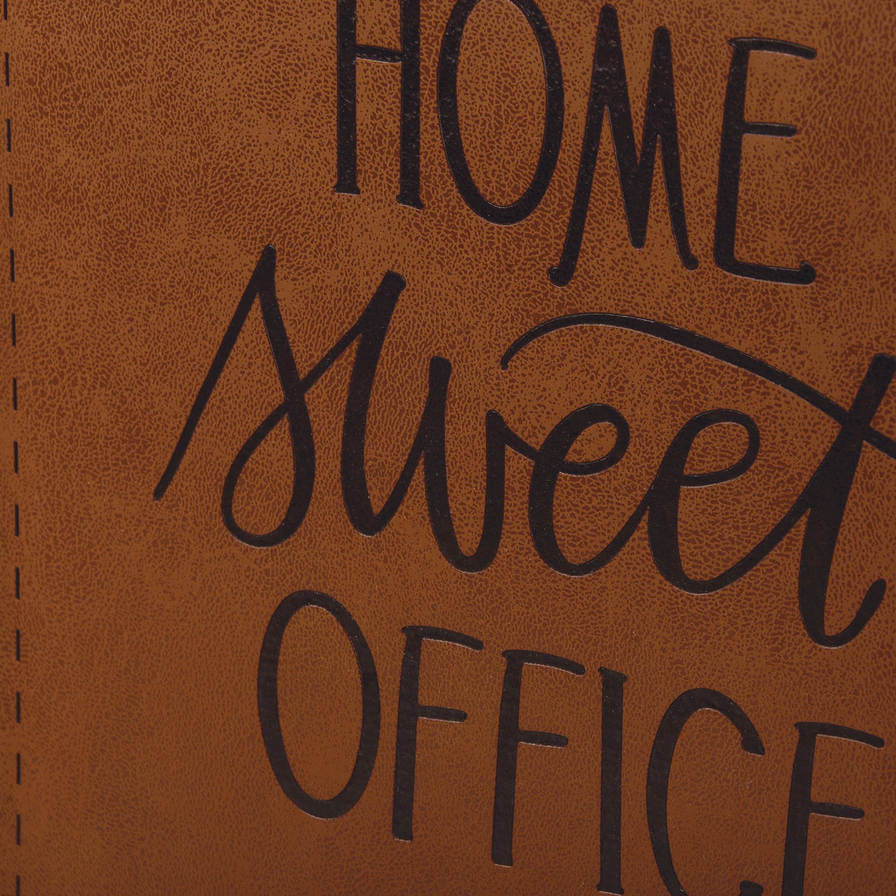 Home Sweet Office Leather Wall Art | Primitives By Kathy