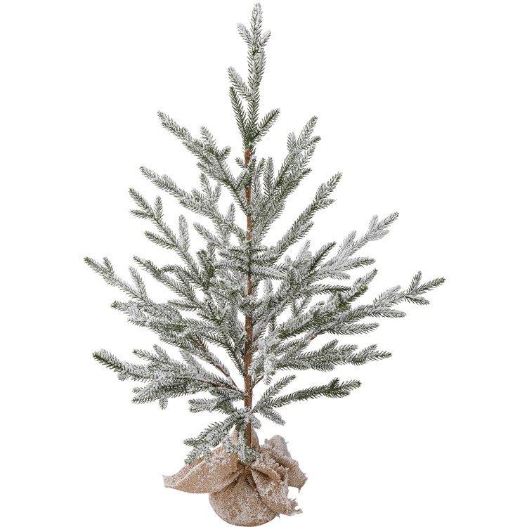 18 Snowy Mini Pine Trees with Tin … curated on LTK