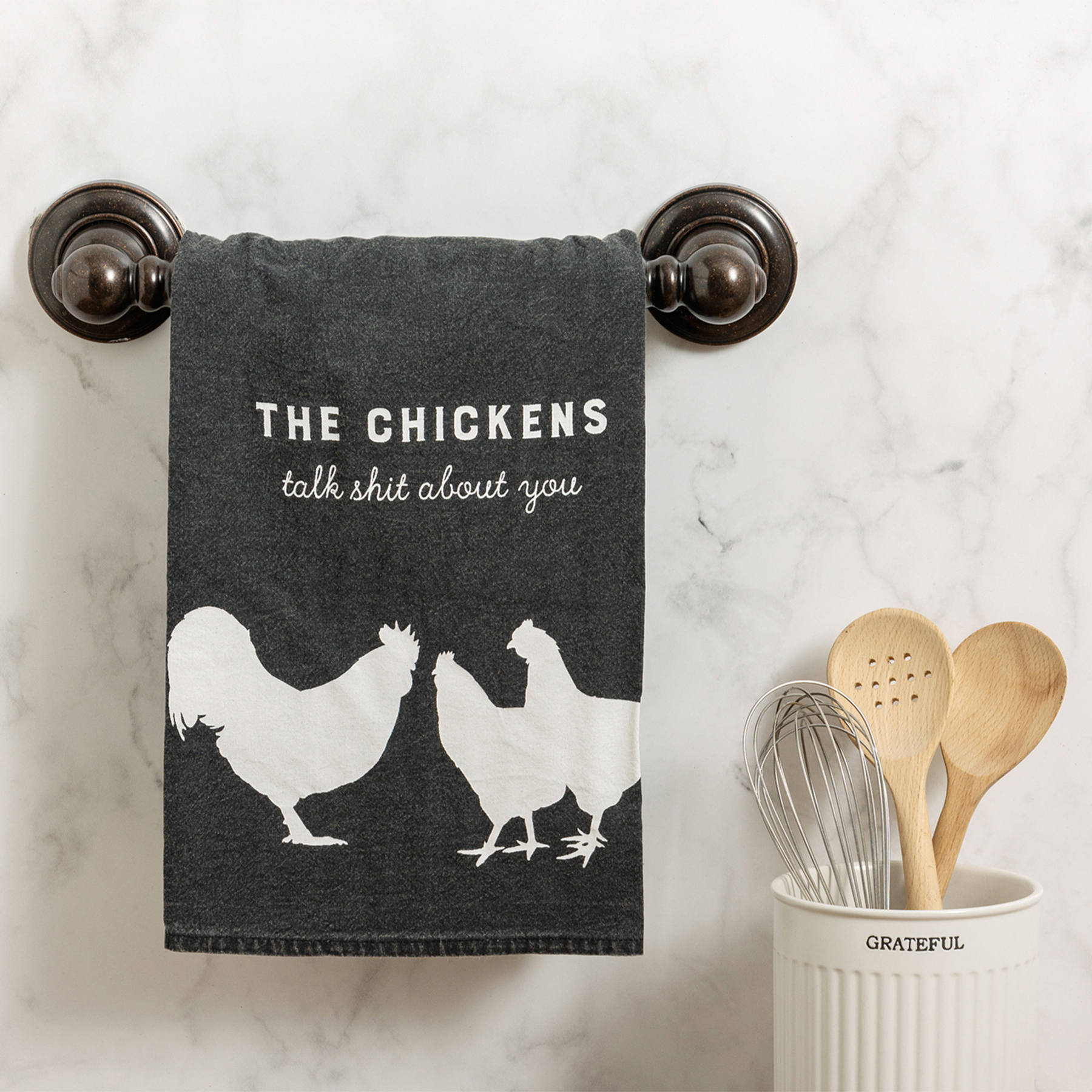 Funny Kitchen Towels Tacos Chickens Funny Sayings Song -  Israel