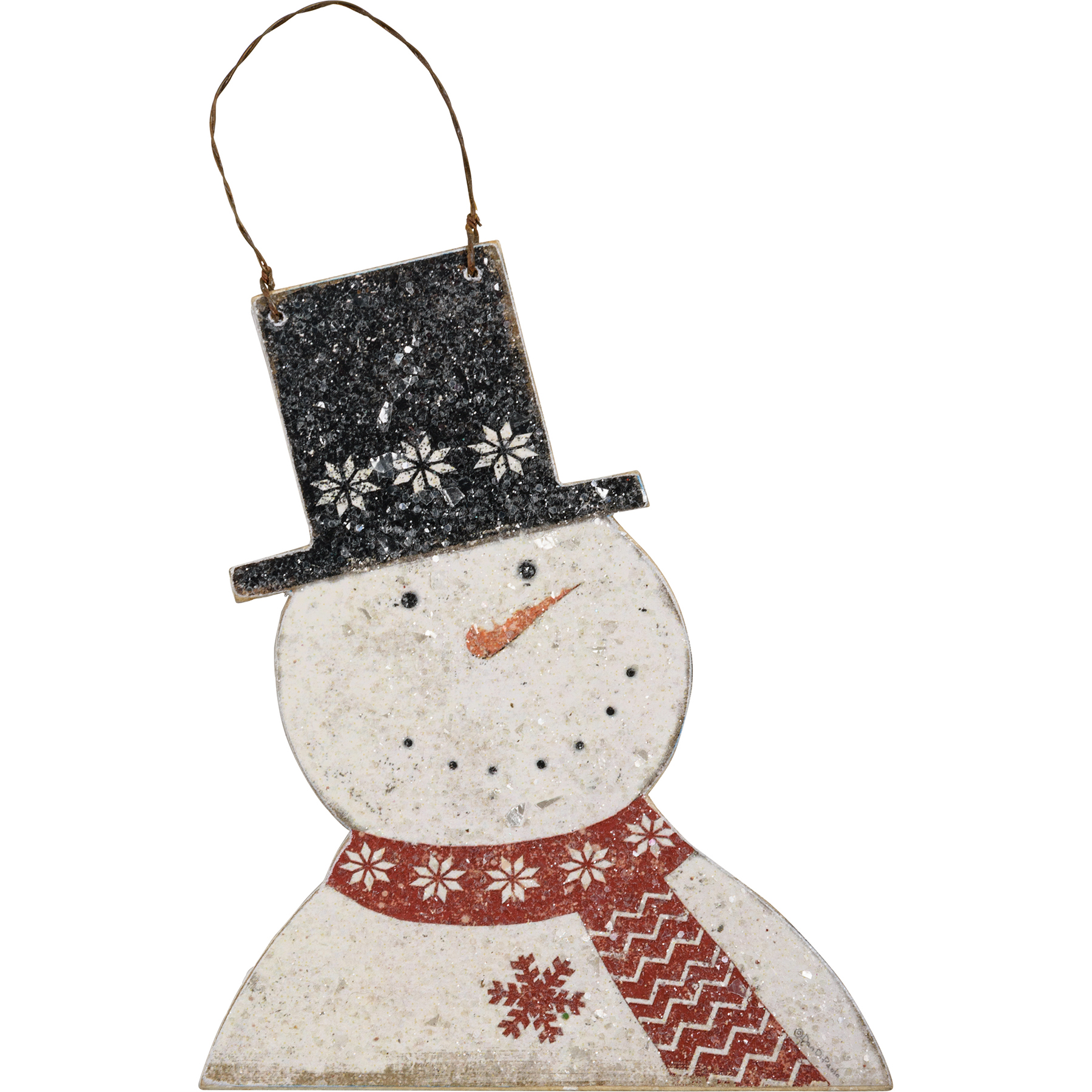 Nordic Snowman Ornament