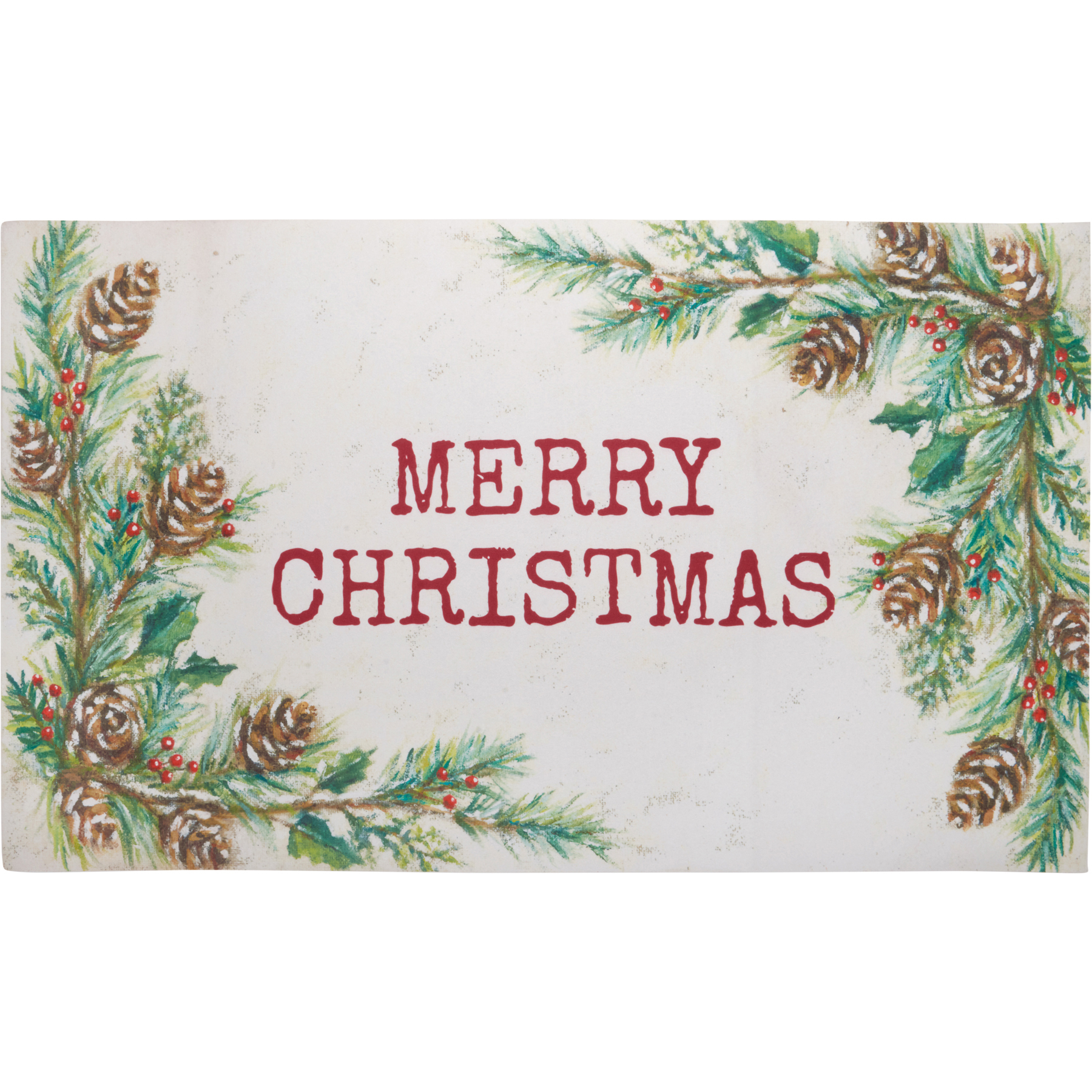 Merry Christmas Rug | Primitives By Kathy