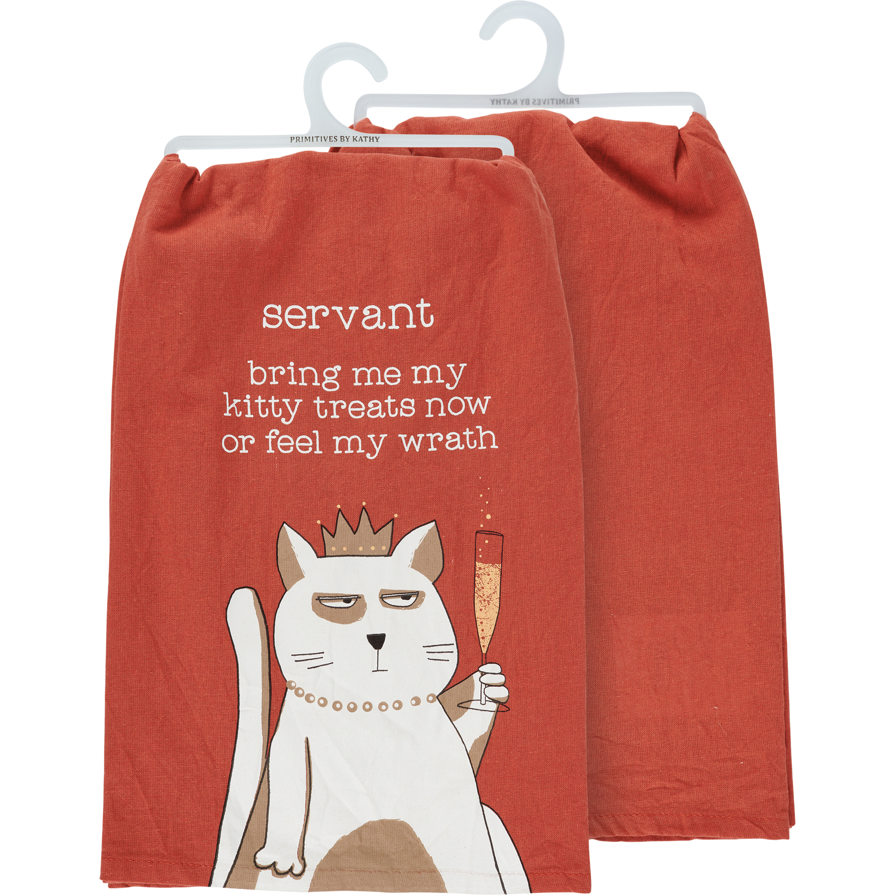 Cats in Charge DISHTOWEL- Set of 2