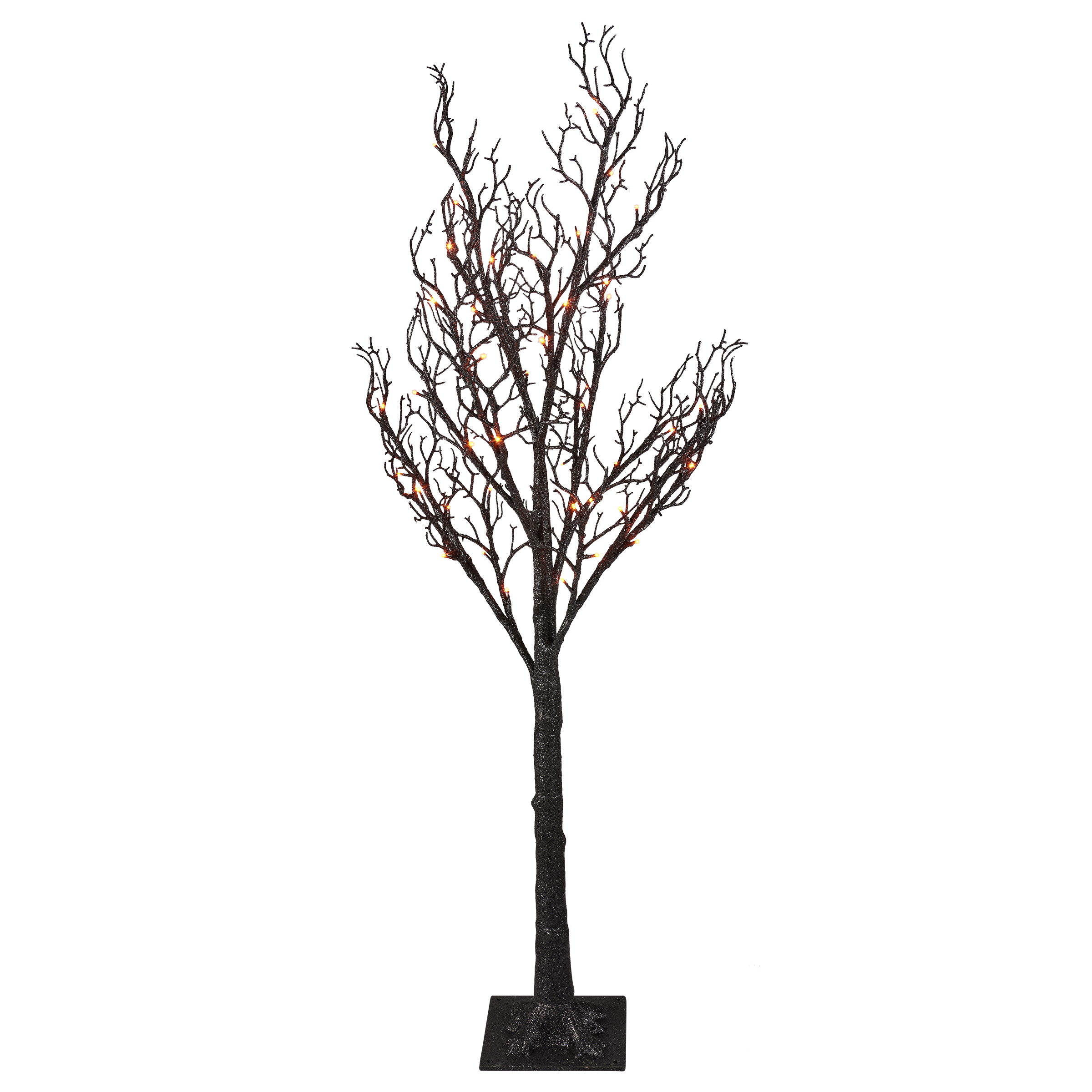 Lighted Black Glitter Tree | Primitives By Kathy