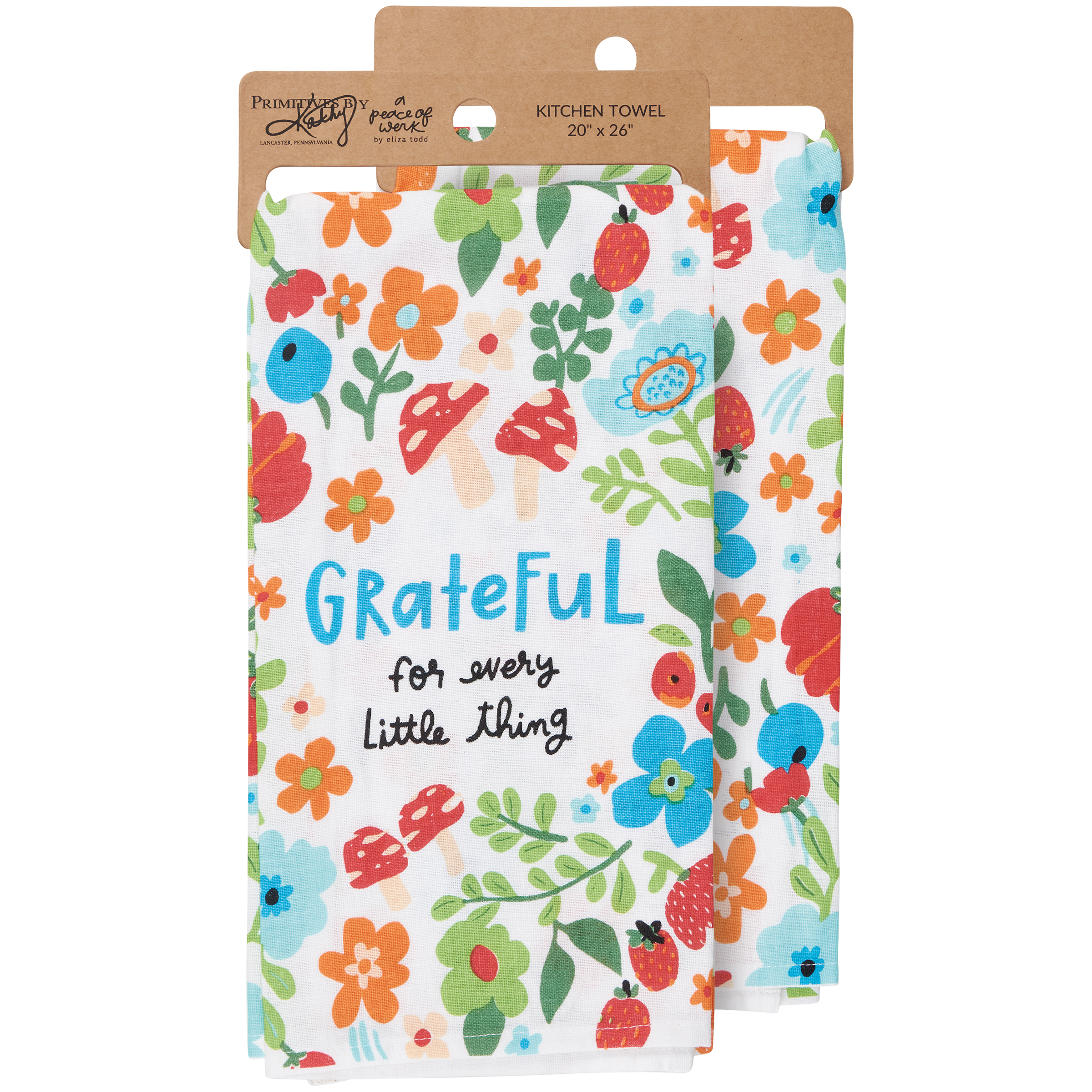 Primitives by Kathy Kitchen Towel - Grateful for Small Things