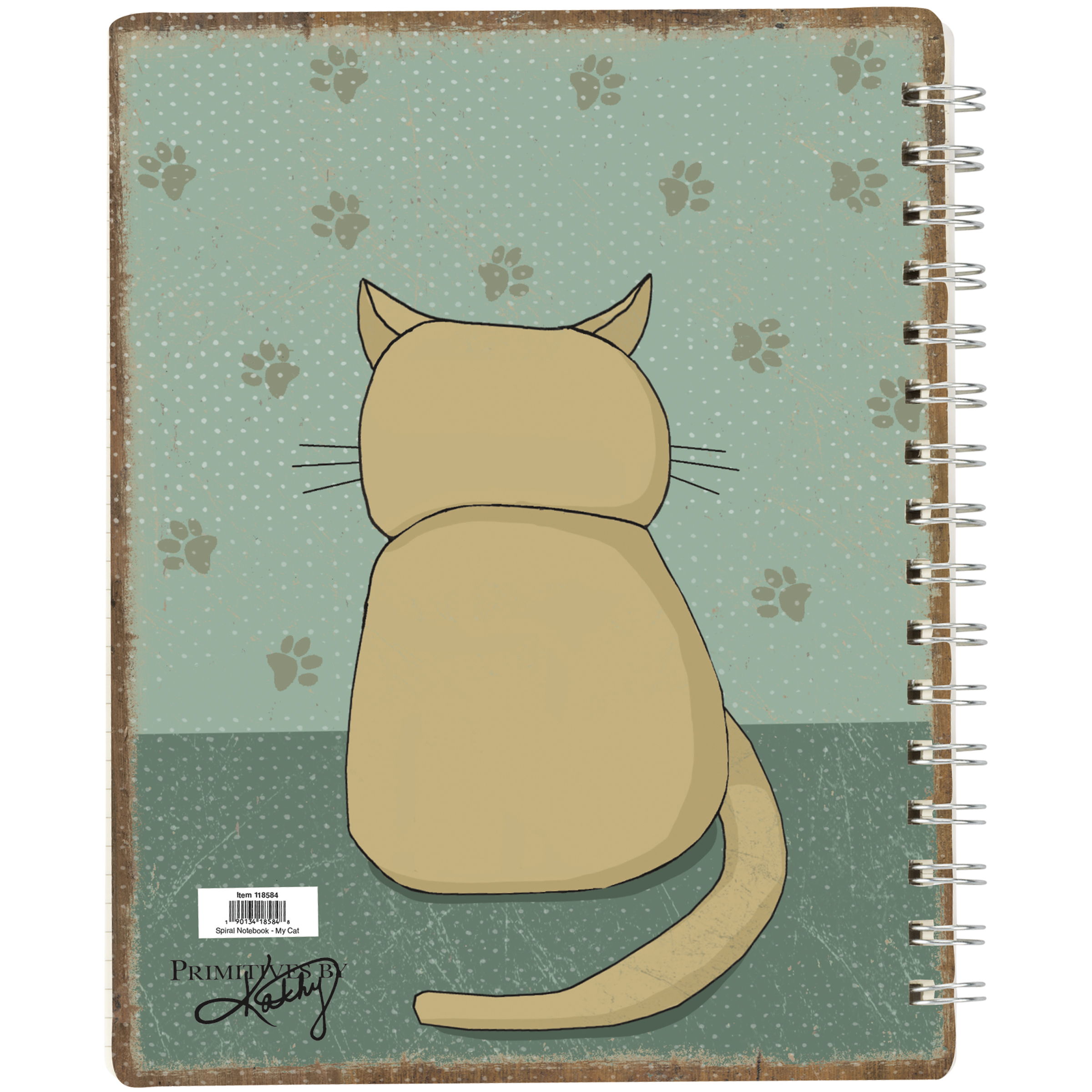 Recipe Book with Cute Cat Spiral Notebook for Sale by AfricanDreams