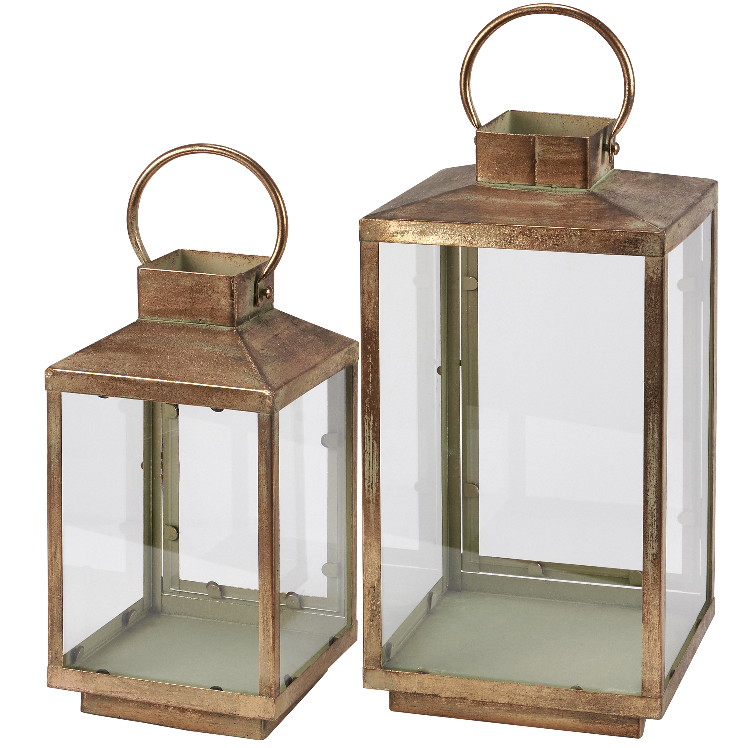 Old World Metal Lantern Set | Primitives By Kathy