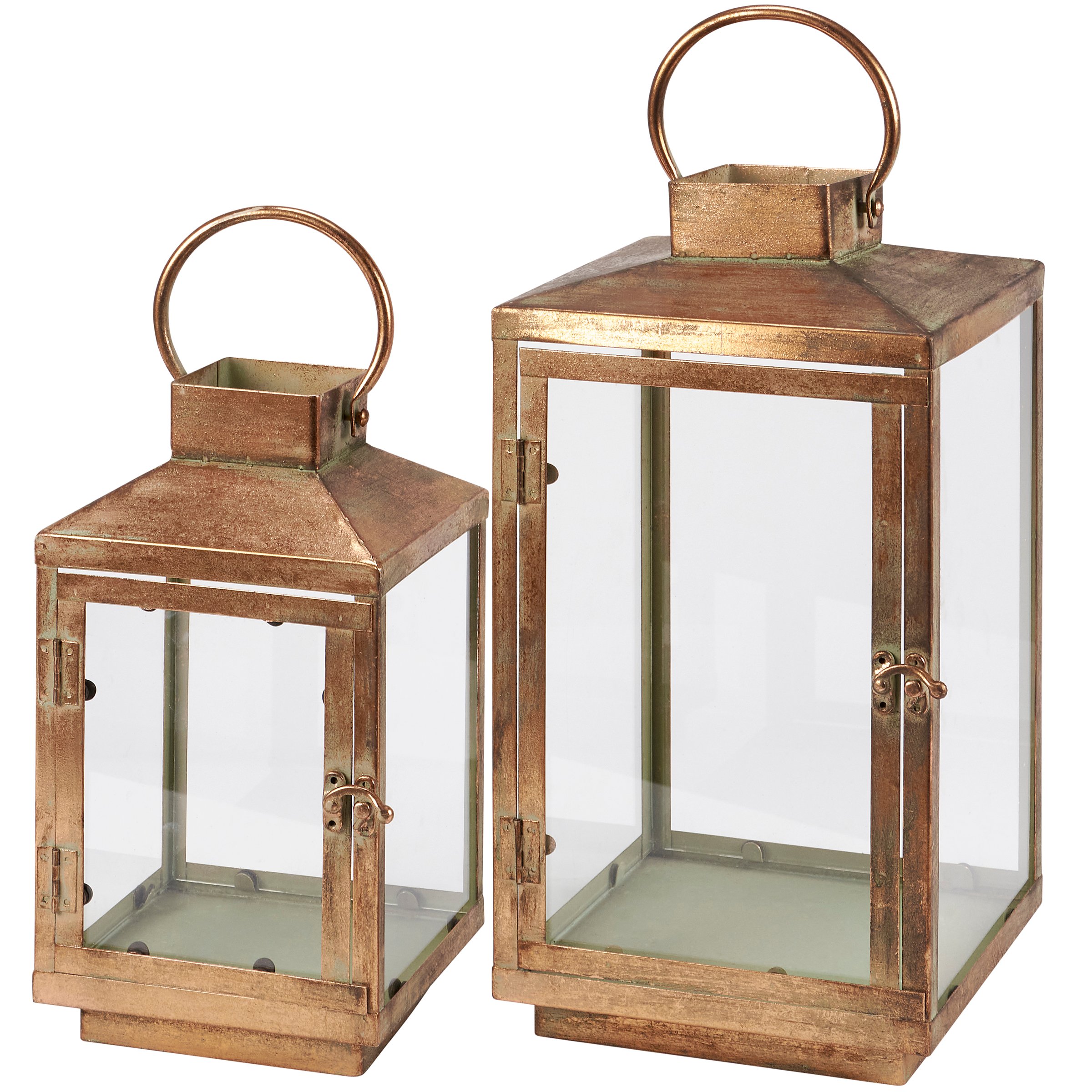 Old World Metal Lantern Set | Primitives By Kathy