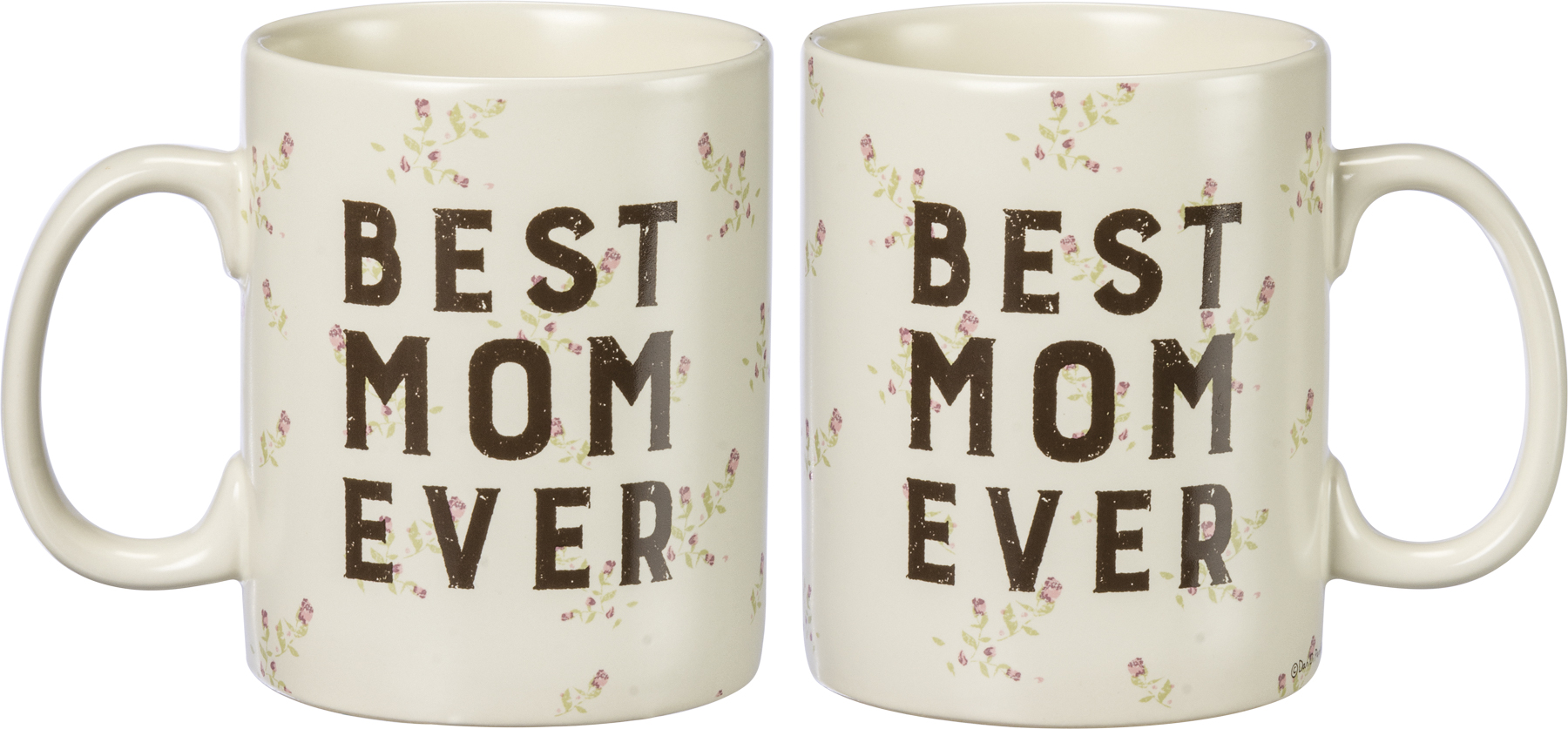16oz Stoneware Best Mom Ever Mug Light Pink - Parker Lane